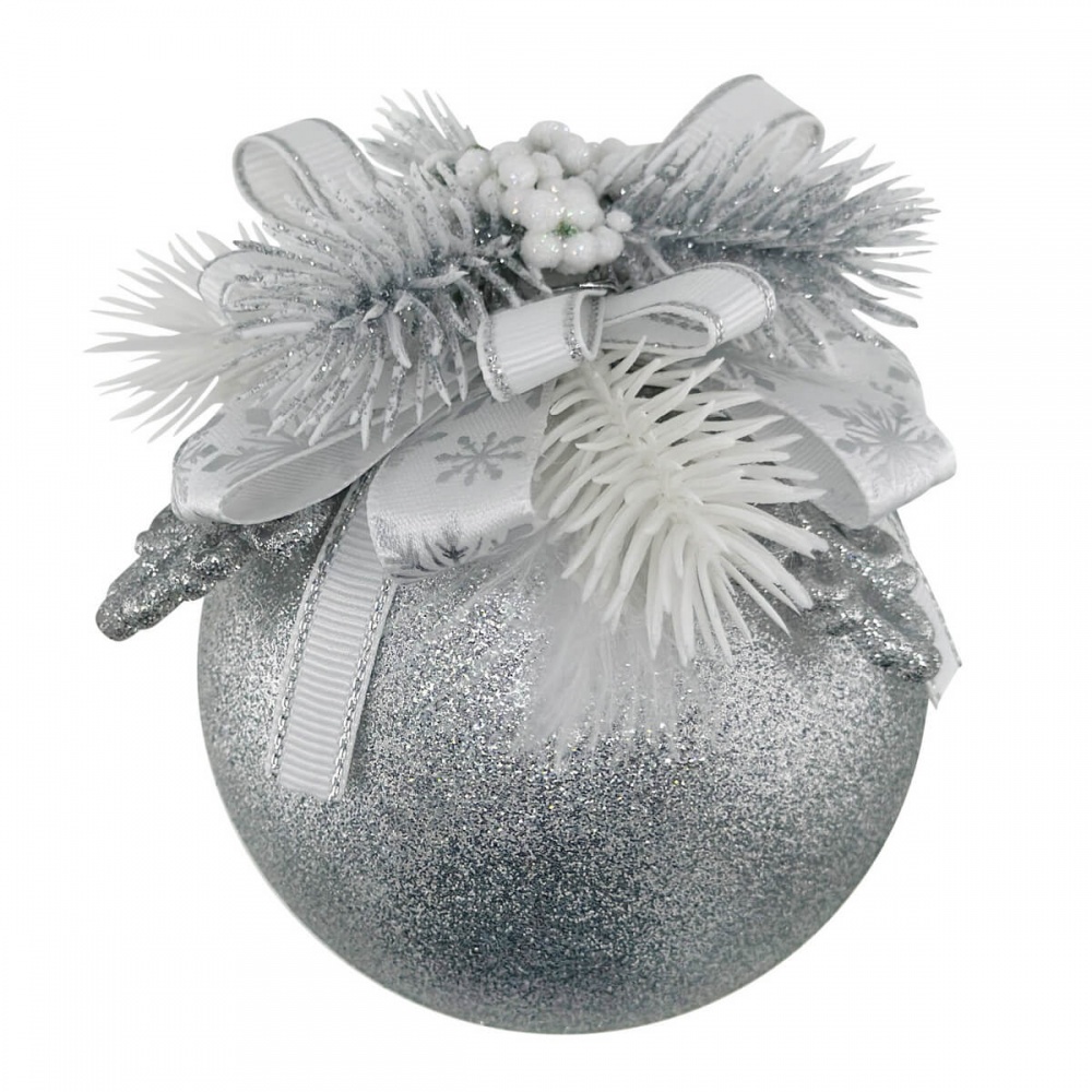 Подвеска декорированная MIS LT Шар 8 см в ассортименте