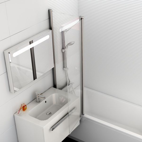 Штора для душа Ravak CVS2-100 (Transp) левосторонняя