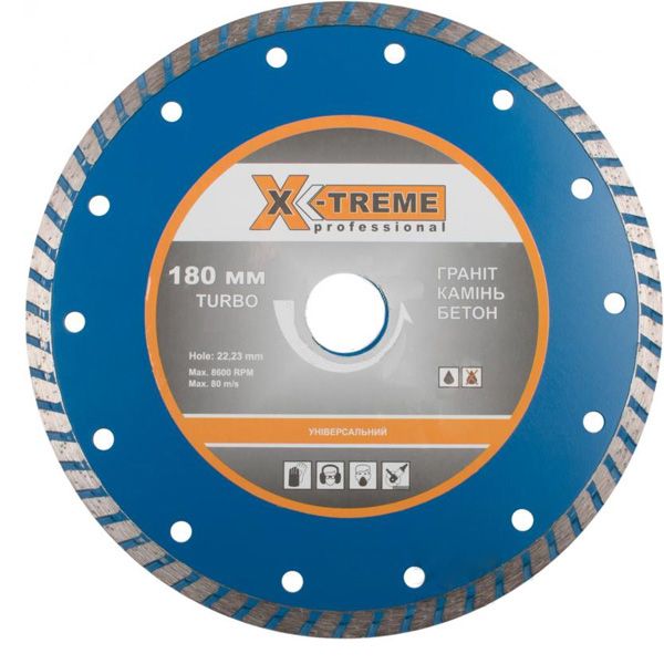 Круг алмазний Distar Х-treme Turbo T1800017 180х22.2 мм