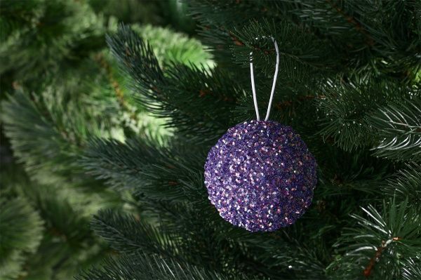 Шар пенопластовый d80 0901 темно-фиолетовый