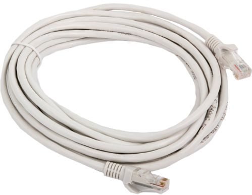 Патч-корд Ultra CAT5e UC55-1500 15 м белый 