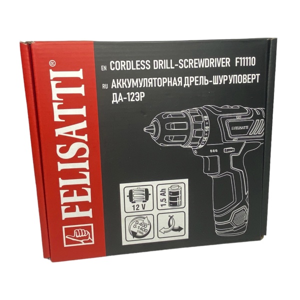 Шуруповерт акумуляторний Felisatti ДА-12ЭР/F11110