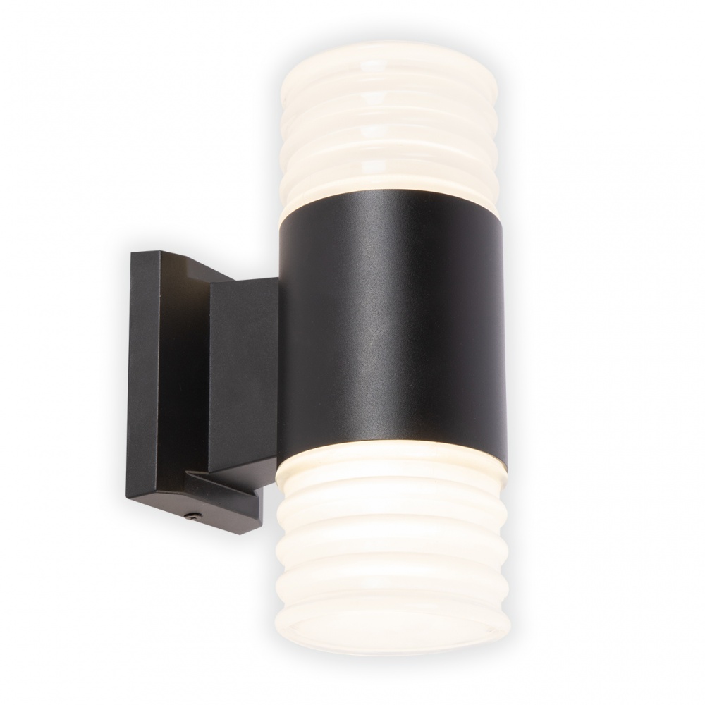 Светильник уличный настенный Hopfen STARK WL-ACRYL-TUBE GX53 SBK 2xчерный