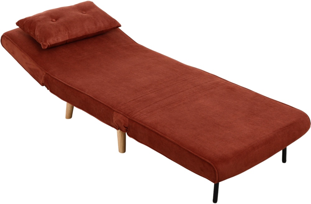 Кресло раскладное Центр Меблів НОТТ 765х1550 мм терракотовый