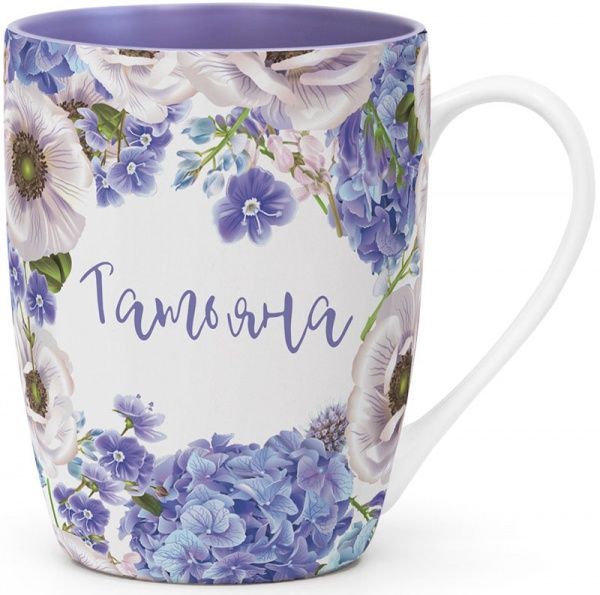 Чашка именная Флора 062-Татьяна Be Happy