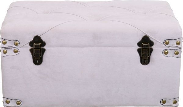 Скриня-пуф Art&Crafts Велюр світло-сірий 57х30х29 см 