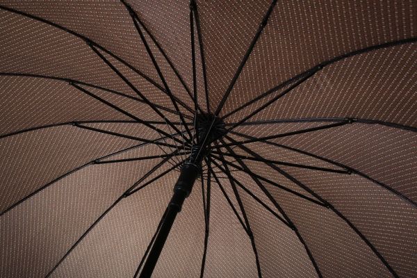 Зонт классический Калейдоскоп, трость, автомат коричневый 