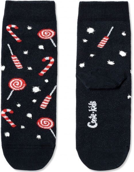 Шкарпетки дитячі Conte-Kids New Year 521 19С-64СП р.13-14 темно-синій 