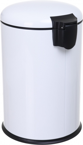 Ведро с педалью Java JH-8853 — 8L white SOFT CLOSE