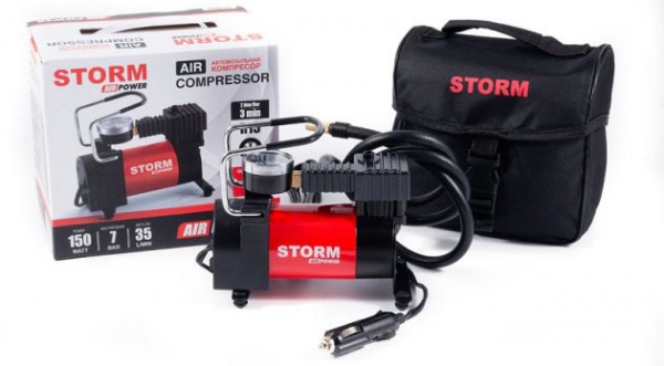 Компресcор автомобильный STORM Air Power 7 Атм 150 Вт 20200