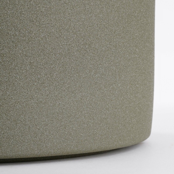 Вазон керамічний Edelman Era 23 см круглий 2,89 л пісочний/світло-зелений (1098558) 