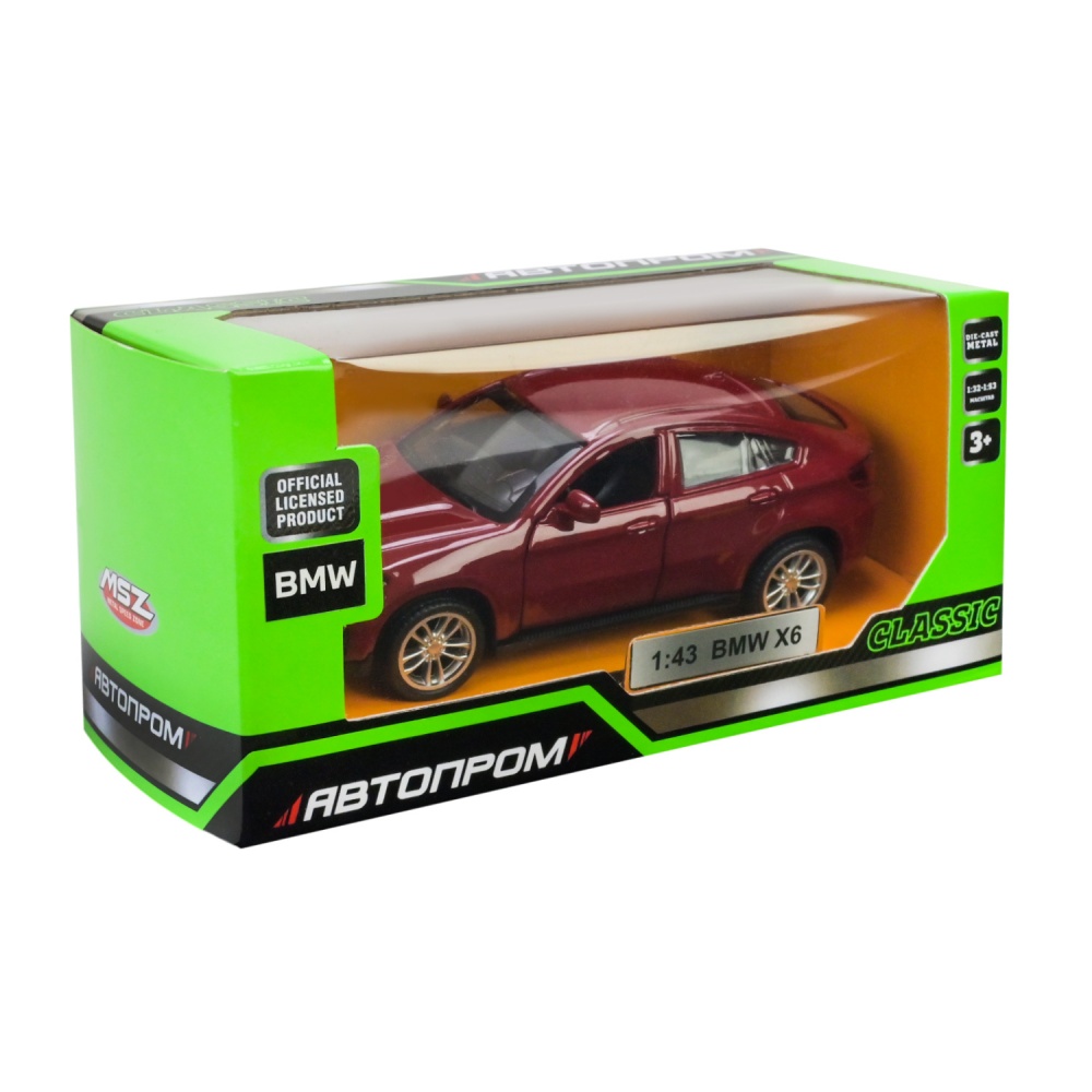 Автомодель Автопром 1:43 BMW X6 4306