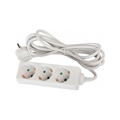 Удлинитель E.Next e.es.3.3.z.b 3 гнезда 3 м белый