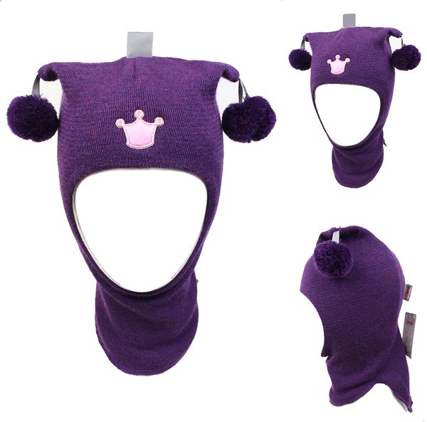 Шапка Beezy Принцеса р.50-52 пурпуровий 1401 