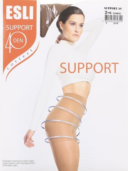 Колготки женские Conte Support 40 den р. 2 светло-бежевый 1 шт. 