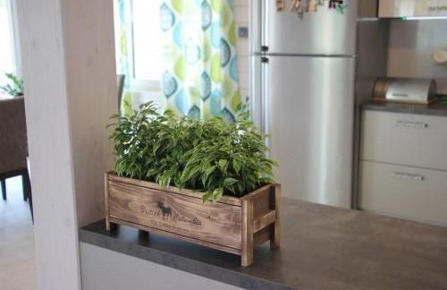 Кашпо дерев'яне Колумбія прямокутний натуральний 