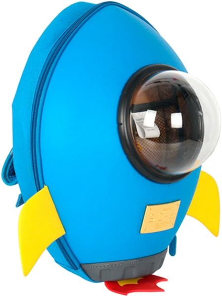 Рюкзак детский Supercute Ракета голубой SF038-c