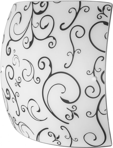 Світильник настінно-стельовий Vesta Light НББ 2x60 Вт E27 біло-чорний 26502 