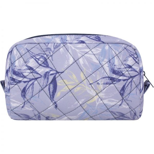 Косметичка Bagland Листочки 1,5 л серый суб.858 (717664) 