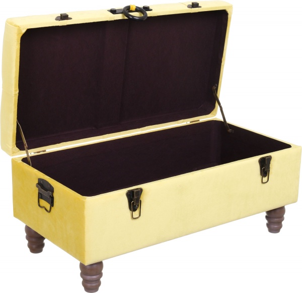 Сундук-пуф Shic S желтый 71,5х37х36,5 см 