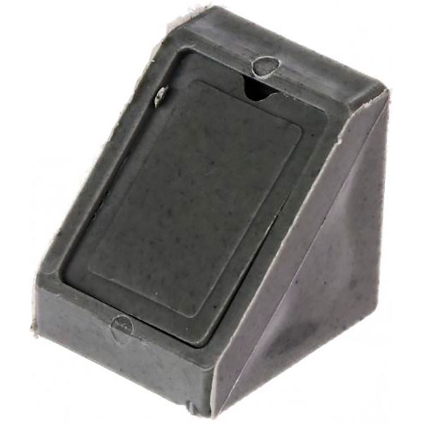 Уголок монтажный одинарный серый 10 шт DC