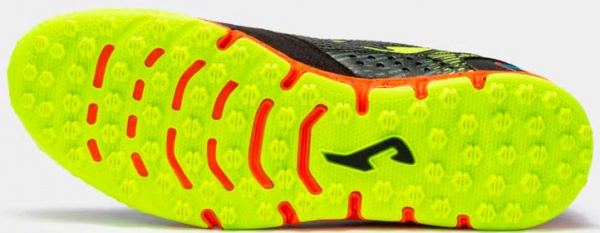 Cороконіжки Joma MUNDIAL 2201 NEGRO VERDE FLUOR TURF MUNS2201TF р.46 чорний