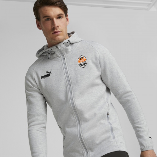 Джемпер Puma FCSD CASUALS HOODED JKT 76725212 р. XL різнокольоровий