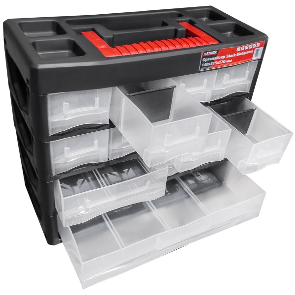 Органайзер для мелких деталей Stark BinSystem 140x315x270 мм 100006419 