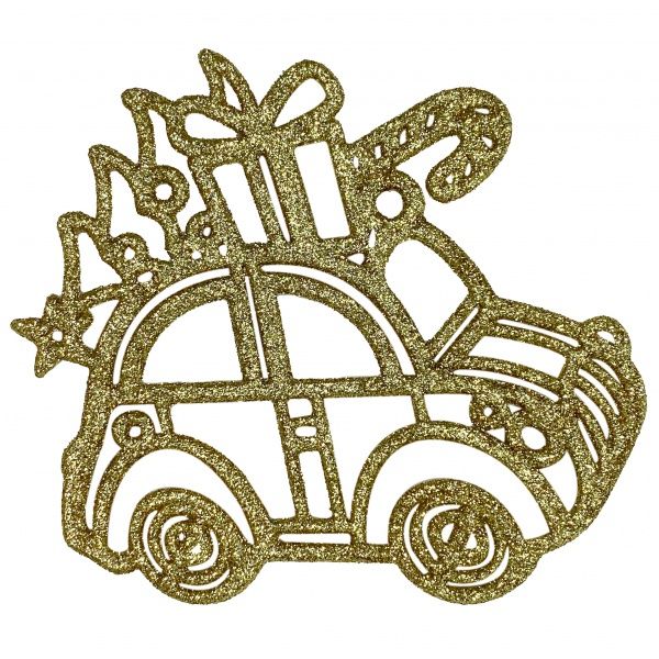 Подвеска MISLT Машинка с подарками car003 3 см