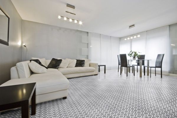 Підлогові панелі Classen Neo 2.0 Prime V4 Flowstone Jugendstil 44532 сірий 33/АС5 621x310x4,5 мм