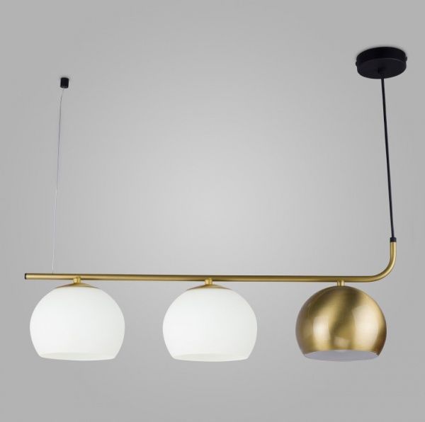 Светильник подвесной TK Lighting CASTELLO 3PL 3x60 Вт E27 белый с золотистым 2784 