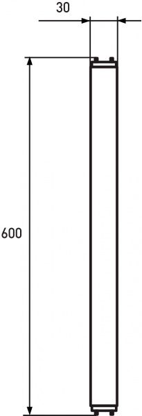 Лампа светодиодная Eurolamp 9 Вт T8 матовая G13 220 В 4100 К LED-T8-9W/4100(скло) 