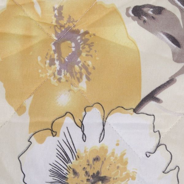 Покривало стьобане Печворк 3304 140x215 см золотисто-коричневий 