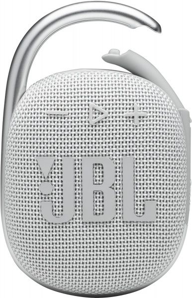 Портативна колонка JBL® Clip 4 1.1 white (JBLCLIP4WHT)