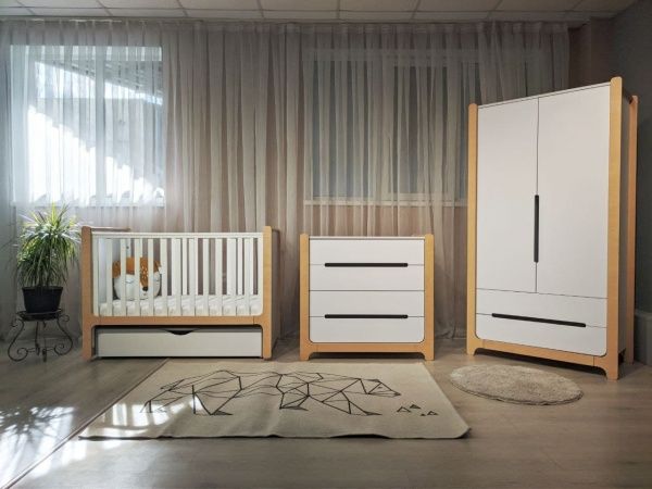 Комод Veres Ніцца 900 біло-буковий 33.2.36.2.15 