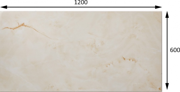 Плитка INTER GRES Arise світлий 120х60 / 47 031/L (полірований) 