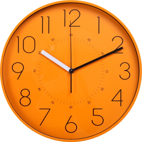Часы настенные Flash оранжевый d31,5 см O52096 Optima