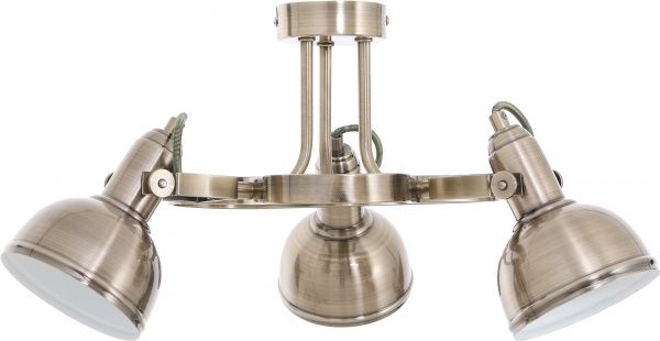 Спот Arte Lamp Martin 3x40 Вт E14 антична бронза A5216PL-3AB 