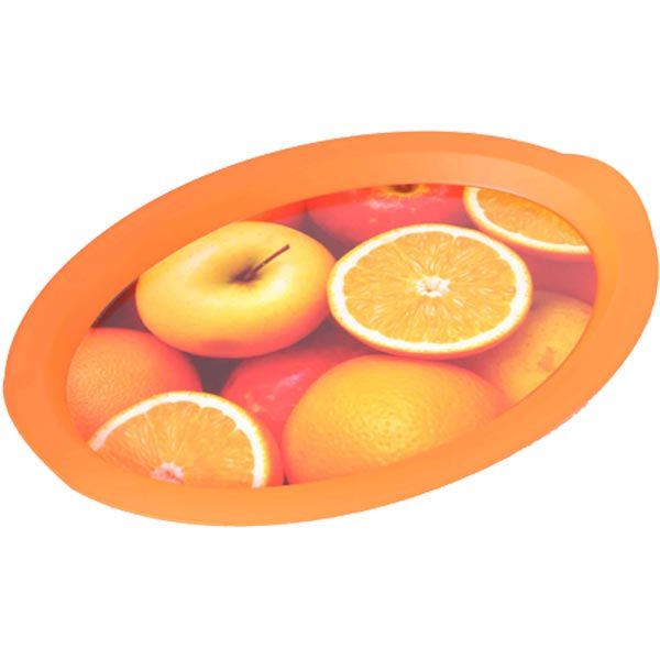 Поднос Алеана овальный с декором