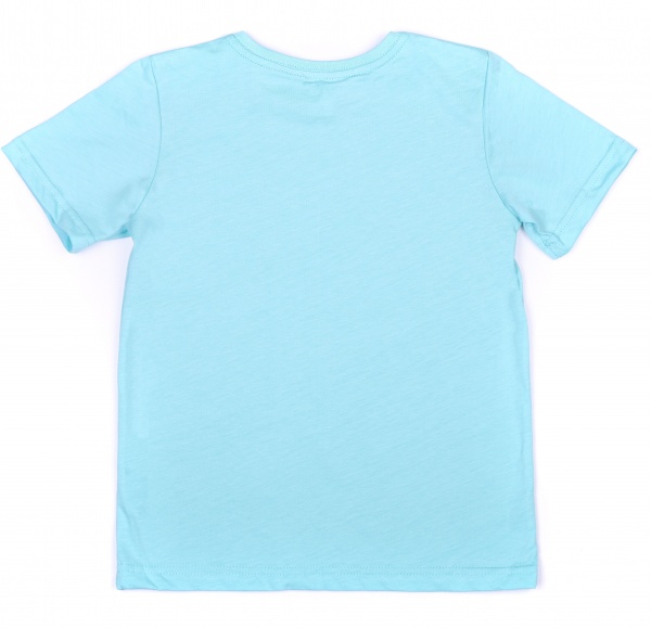 Футболка унисекс Luna Kids р.134 аквамарин 