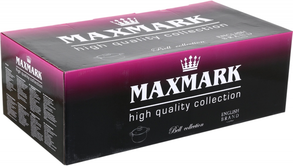 Набор кастрюль Maxmark 8 предметов MK-BL2608Y