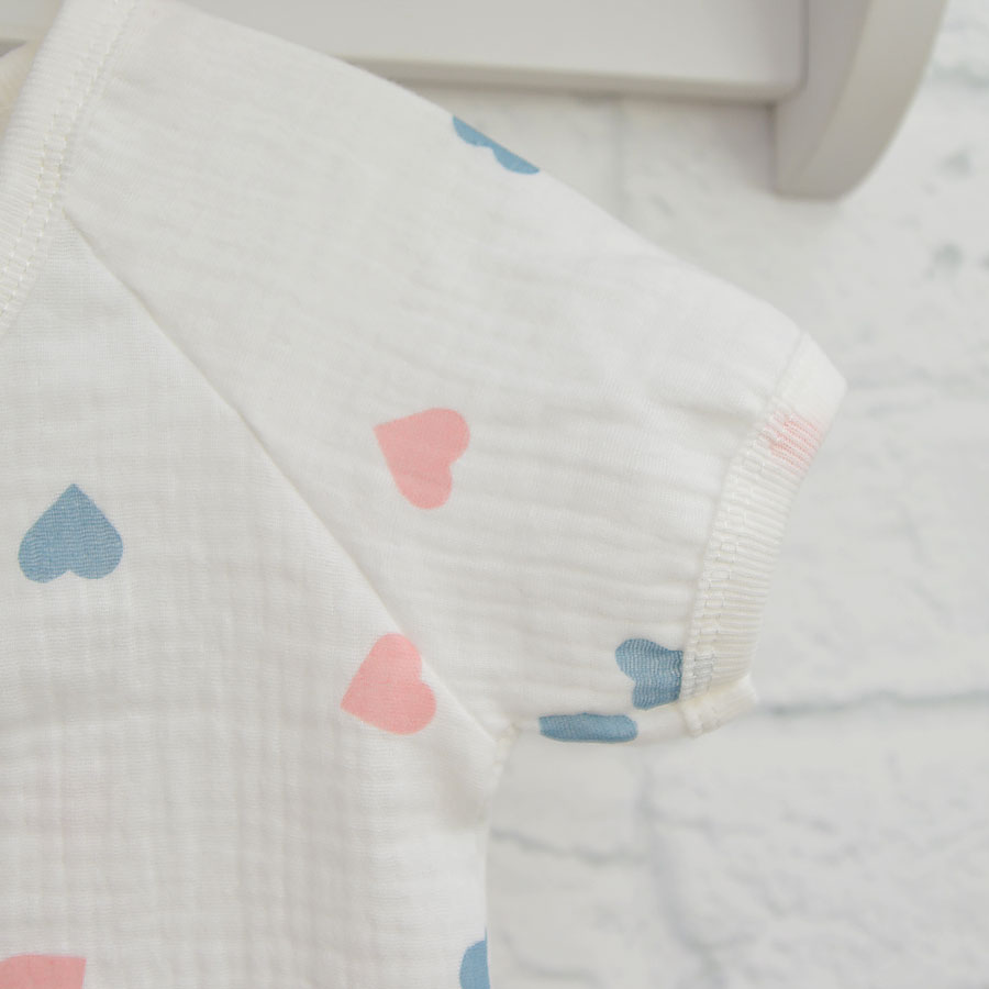 Песочник для девочки Blanka Сердечко р.74-80 бежевый 110801