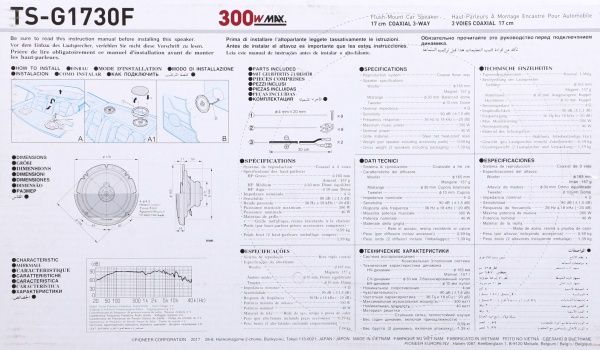 Акустична система PIONEER TS-G1730F 