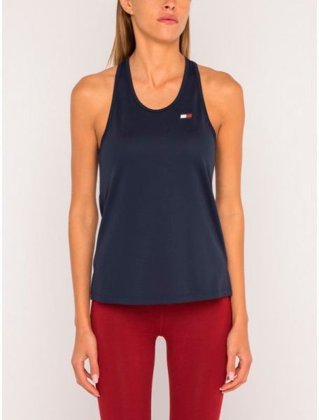 Майка Tommy Hilfiger TANK BACK LOGO S10S100341401 M темно-синій