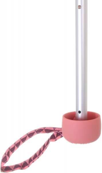 Парасолька Геометрія, складна півавтомат помаранчевий 