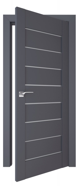 Дверне полотно №112 ПО 700 мм антрацит 