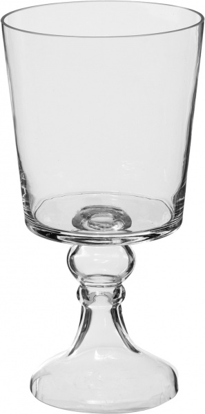 Ваза прозрачная King 43 см Wrzesniak Glassworks
