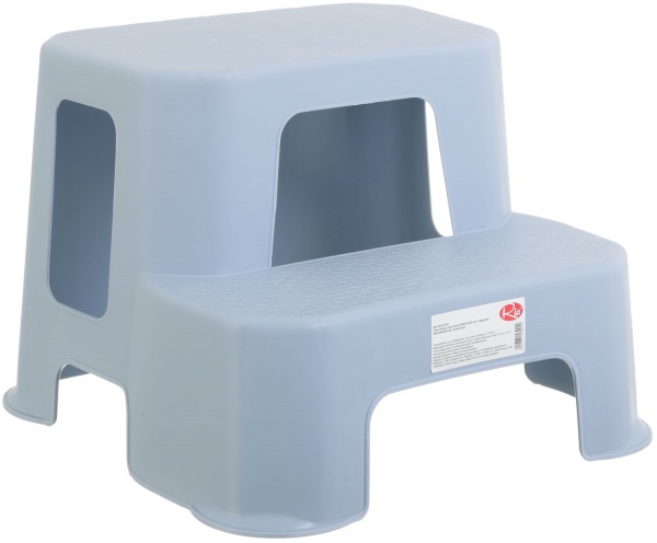 Підставка пластикова RIO 6108BL HERCULES на 2 сходинки блакитна 395x394x283 мм