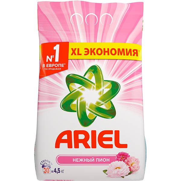 Пральний порошок Ariel ніжний піон 4.5 кг