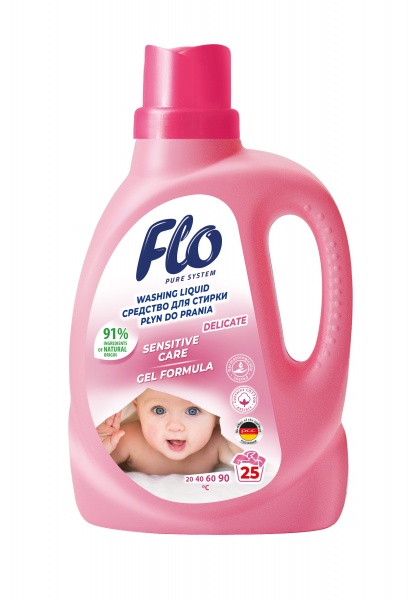 Рідкий засіб для машинного та ручного прання Flo Delicate 1 л 